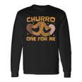 Churro One For Me メキシコ料理 揚げ生地が大好き チュロス 長袖Tシャツ ギフトのアイデア
