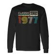 Classic 1977 Retro Birthday Idea 1977 Cassette Tapeintage 長袖Tシャツ ギフトのアイデア