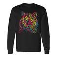 Colorful Tiger Tigers Fashion Graphic 長袖Tシャツ ギフトのアイデア