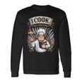 I Cook And I Know Things シェフクックヘルパー 長袖Tシャツ ギフトのアイデア