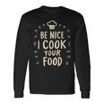 I Cook Your Food 料理 面白い クック シェフ 料理 長袖Tシャツ ギフトのアイデア