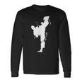 Cool Taekwondo Man Fighting Graphic & Cool s 長袖Tシャツ ギフトのアイデア