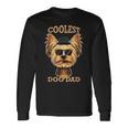 Coolest Dog Dad I Yorkshire Terrier パパ I ヨークシャー・テリア 長袖Tシャツ ギフトのアイデア