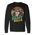 Daddy Rilla Gorilla Dad 父の日ギフト お父さんへのギフト 長袖Tシャツ ギフトのアイデア