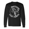 Dart Player Emotions Cost Points Epic スケルトン ハンドダーツ 長袖Tシャツ ギフトのアイデア