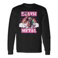 Death Metal Grim Reaper ピンクユニコーン ファニーヘビーメタル 長袖Tシャツ ギフトのアイデア