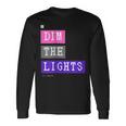 Dim The Lights 007 メンズ ロック ライブ フェス バンド ゲーム 音楽 おしゃれ 男女兼用 キッズ 長袖Tシャツ ギフトのアイデア