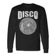Disco Music Ball ファンク ソウル 音楽愛好家 レトロ 70年代 80年代 コスチューム 長袖Tシャツ ギフトのアイデア