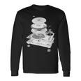 Dj Turntable 1210 Mk2 Exploded Blueprint 長袖Tシャツ ギフトのアイデア