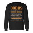 Dobbs Completely Unexplainable Notices Everything But Won’T Say It Name Long Sleeve T-Shirt Gifts ideas