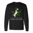 Dog And Weed ファニーマリファナtシャツ 長袖Tシャツ ギフトのアイデア