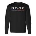 DOGE 政府効率省 Usa 長袖Tシャツ ギフトのアイデア
