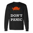 Don't Panic Rustacean Ferris The Crab Rustプログラミング 長袖Tシャツ ギフトのアイデア