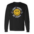 Don't Worry We Be Happymile Face レトロ グルービー 70年代 長袖Tシャツ ギフトのアイデア