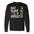 Eatleepolve Repeat キューブゲーム ルービックtシャツ 長袖Tシャツ ギフトのアイデア