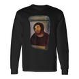 Ecce Homo Cecilia ユーモア クール アンダージャケット グラフィック Jesus 長袖Tシャツ ギフトのアイデア