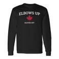 Elbows Up Canada グローブ Off Canadian Pride Northtrong 長袖Tシャツ ギフトのアイデア