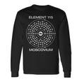 Element 115 Moscovium Ununpentium 原子番号 Ufo Alien 長袖Tシャツ ギフトのアイデア