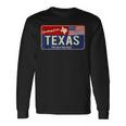 Enjoy Wear Cool Texas Wildintage Texas Usa 長袖Tシャツ ギフトのアイデア