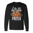 Este Tío Hace La Mejor Paella Amante De La Paella Camiseta de manga larga Ideas de regalos