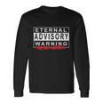Eternal Advisory Warning Jesus Lives Cool Christmas 長袖Tシャツ ギフトのアイデア