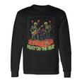 Feast On The Beat ゾンビバンド ハロウィン ロックンロール 長袖Tシャツ ギフトのアイデア