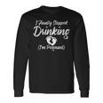 I Finallytopped Drinking I'm Pregnant ギフトtシャツ 長袖Tシャツ ギフトのアイデア