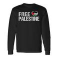 Free Palestine パレスチナの旗無料パレスチナ 長袖Tシャツ ギフトのアイデア