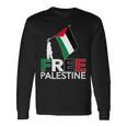 Free Palestine パレスチナ国旗 フリーガザtシャツ 長袖Tシャツ ギフトのアイデア