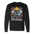 Ask Me About My Mystery Discharge アダルトユーモアジョーク 長袖Tシャツ ギフトのアイデア
