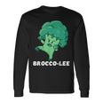 Brocco-Lee Punegetable Love ブロッコリー ビーガンダイエット 長袖Tシャツ ギフトのアイデア