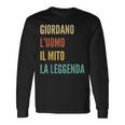 Italian First Name Giordano 長袖Tシャツ ギフトのアイデア
