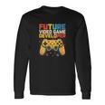 Futureideo Game Developer Gamer Coding Tech Geek 長袖Tシャツ ギフトのアイデア