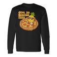 Give Me ハワイアンピザ パイナップル ピザ愛好家 ハワイアンピザ 長袖Tシャツ ギフトのアイデア