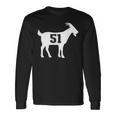 Goat 51 GOATナンバーフィフティワンヤギ 長袖Tシャツ ギフトのアイデア