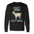 Goats Are Mypirit 動物ヤギ 長袖Tシャツ ギフトのアイデア