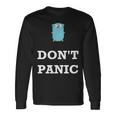Golang Gopher プログラミング ユーモア Don't Panic Coding Developer 長袖Tシャツ ギフトのアイデア