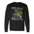Goodbye Pre-K Hello Kindergarten Dinosaur Graduation Boys Long Sleeve T-Shirt Gifts ideas