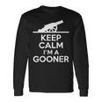 Gooner フットボールファン Keep Calm Gooner アーセナルギフト 長袖Tシャツ ギフトのアイデア