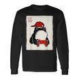 Grumpy Frog Gamer Bruh Ink Painting Japanese Gamer Long Sleeve T-Shirt Gifts ideas