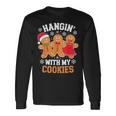 Hangin With My Cookie シャツ メンズ レディース ジンジャーブレッド クリスマス 長袖Tシャツ ギフトのアイデア