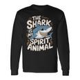 Thehark Is Mypirit アニマル 気まぐれなかわいいサメ 長袖Tシャツ ギフトのアイデア