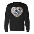 Heart Of Radiance ダイヤモンドエレガンスキラキラ 長袖Tシャツ ギフトのアイデア