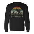 Hombre T-Rex Dino 3 Camisas Para Niños Rawr Grandpa Papasaurus Dinosaur Camiseta de manga larga Ideas de regalos