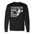 I'd Rather Be Riding My Grom 長袖Tシャツ ギフトのアイデア
