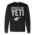 I'm With The Yeti お揃いのyetiコスチュームシャツ 長袖Tシャツ ギフトのアイデア