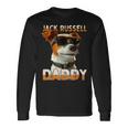 Jack Russell Daddyジャック・ラッセル・パパ・ヴァータグ・パパ・ジャック・ラッセル・テリア 長袖Tシャツ ギフトのアイデア