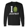 Jackfruit ビーガン ベジタリアン エキゾチックフルーツ 植物ベースのダイエット 長袖Tシャツ ギフトのアイデア