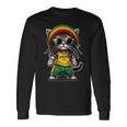Jameowca クールで面白いジャマイカン ラスタ レゲエ キャット 長袖Tシャツ ギフトのアイデア