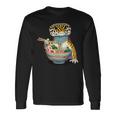 Japanese Kawaii Ramen Reptile Leopard Gecko ヒョウモントカゲモドキ 長袖Tシャツ ギフトのアイデア